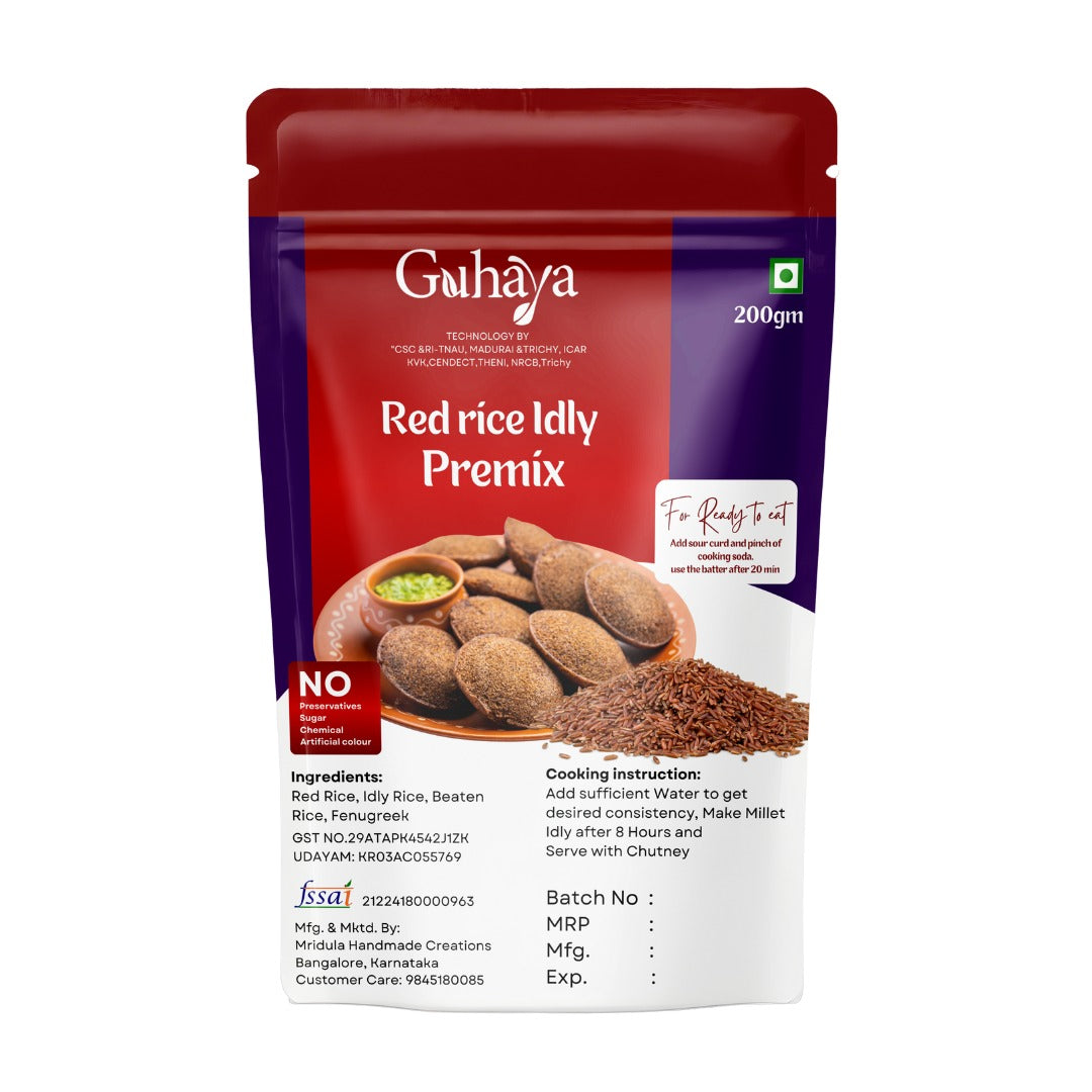 Red Rice Idly Premix - 200gm