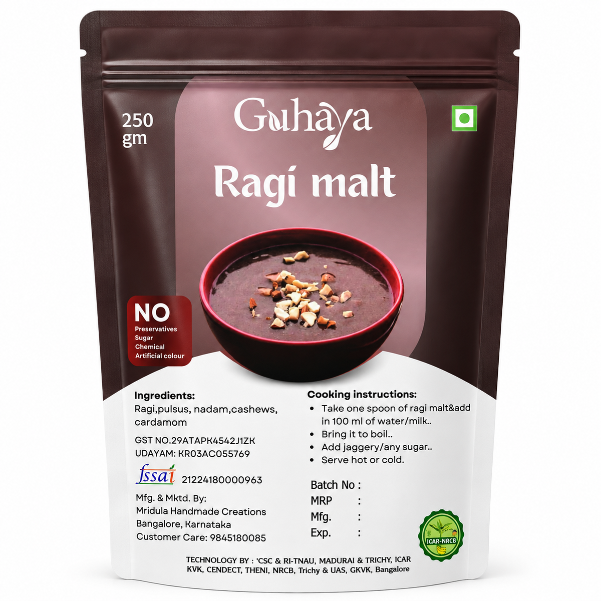 Ragi Malt - 250gm