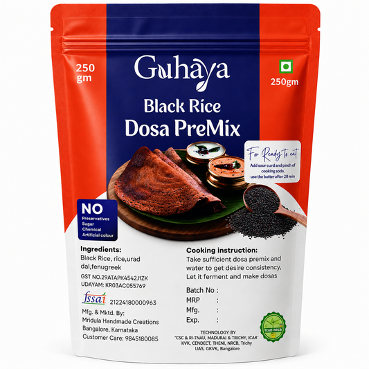 Black Rice Dosa Premix - 250gm