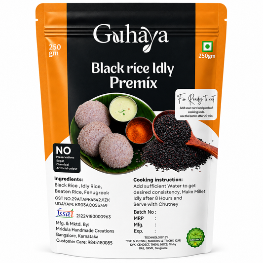 Black Rice Idly Premix - 250gm