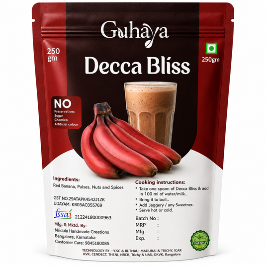 Decca Bliss - Red Banana Health Drink Mix - 250g
