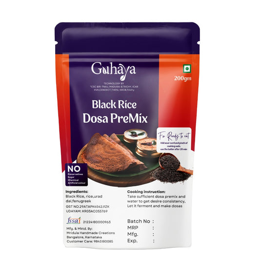 Black Rice Dosa Premix - 200gm
