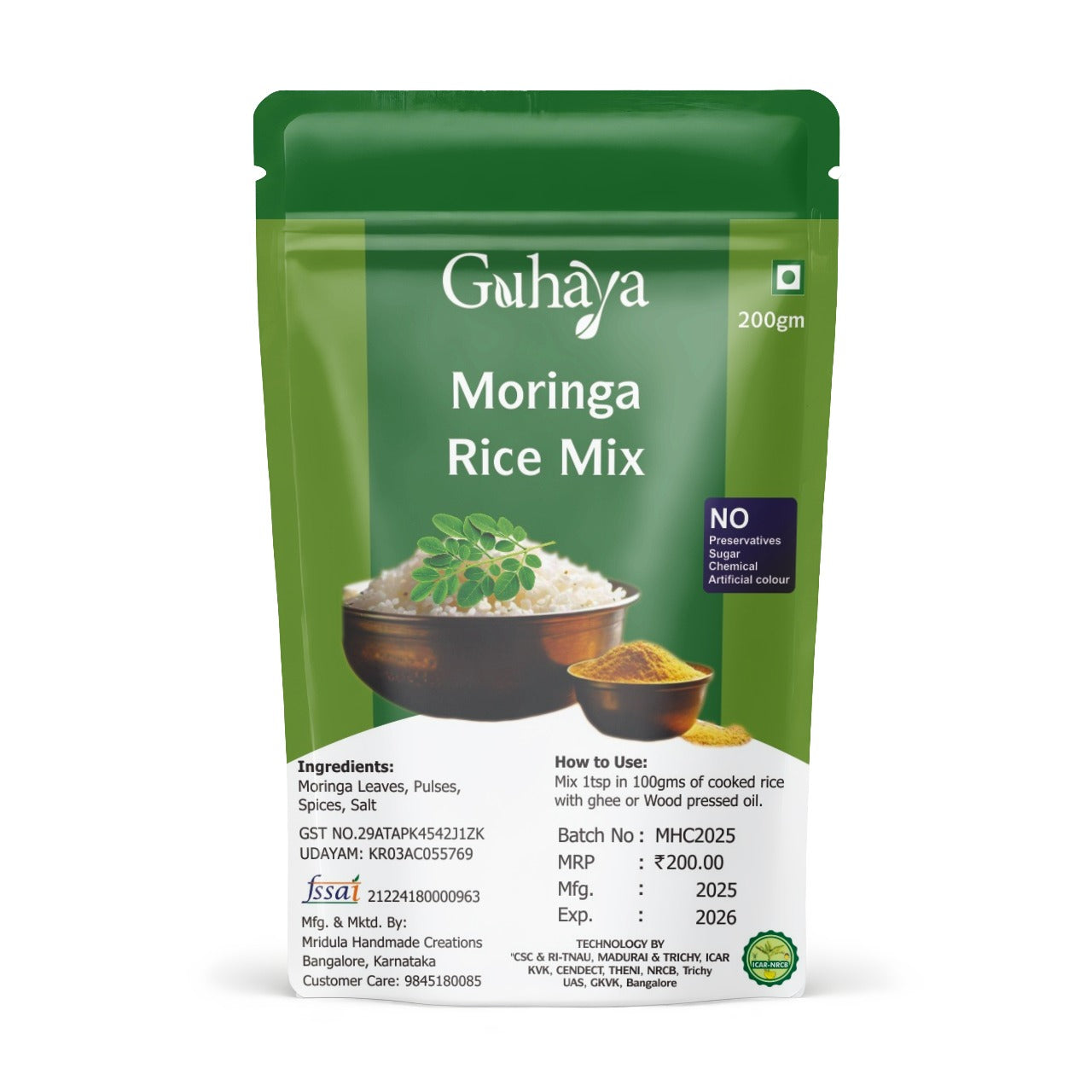 Moringa Rice Mix - 200 gm