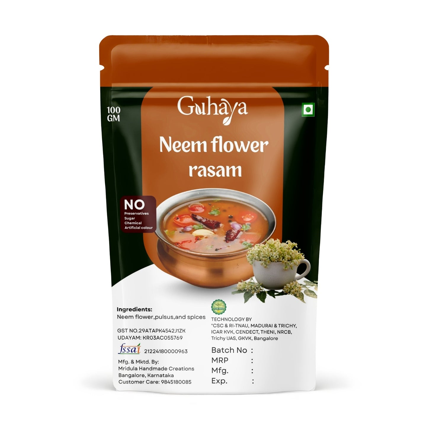 Neem Flower Rasam Powder - 100 gm