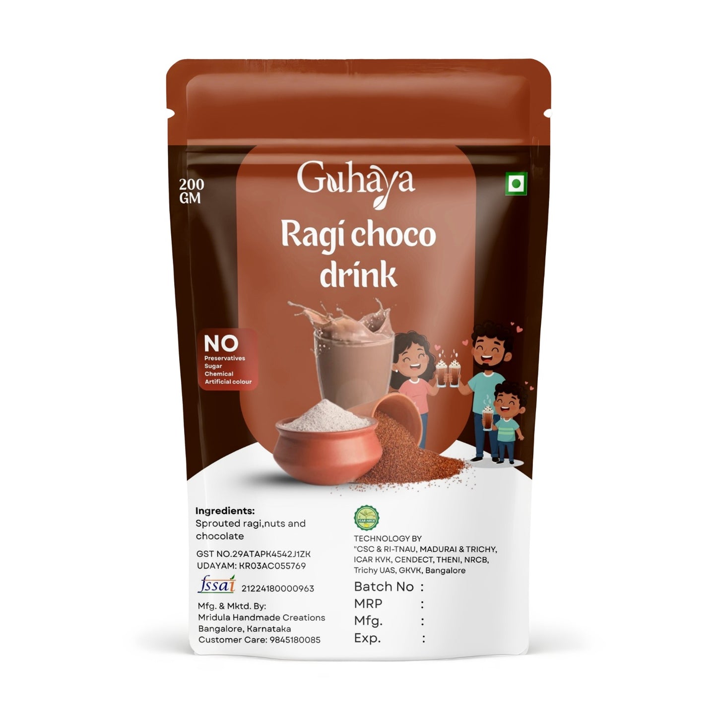 Ragi Choco Drink - 200 gm